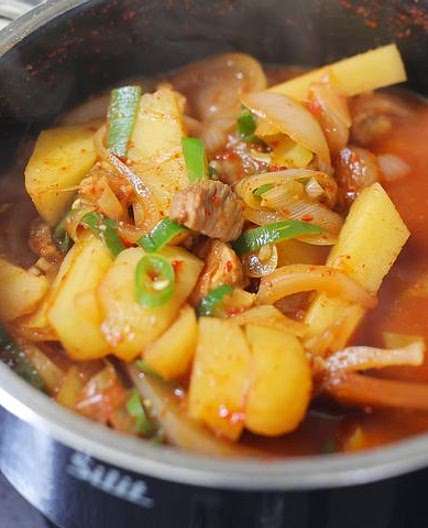 감자고추장찌개🌶️