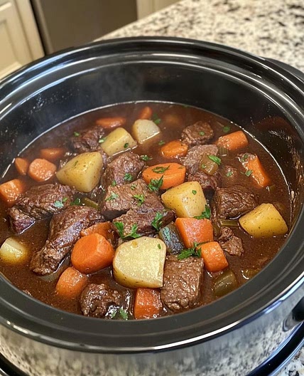 I call this 'Winter Wonderland Stew'—5 ingredients, but it’s per