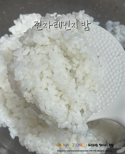전자레인지 밥하기 밥없을 때 햇반 대신 전자렌지밥 짓는법