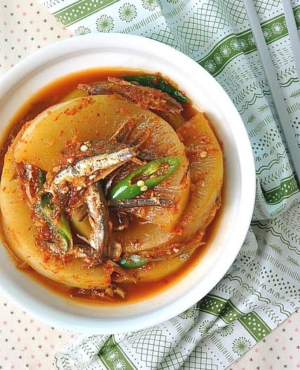 멸치무조림