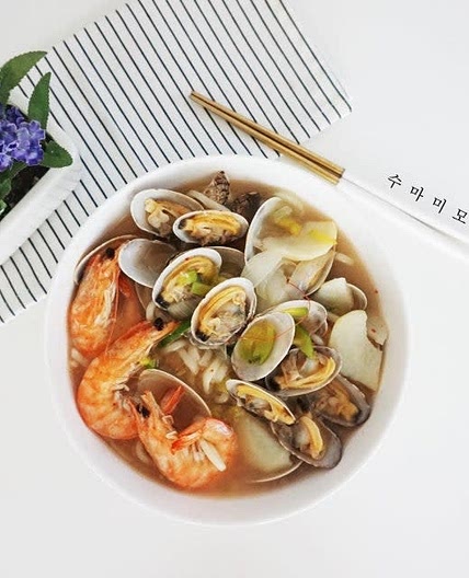 바지락칼국수 레시피