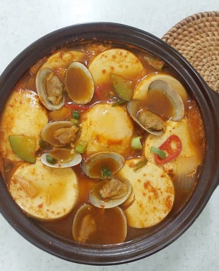 감칠맛 가득 바지락 순두부찌개 레시피