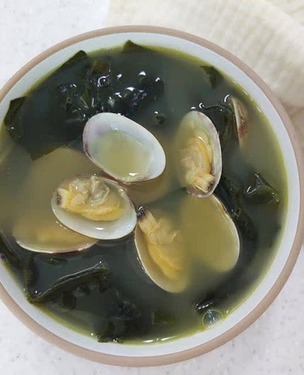 바지락 미역국 끓이는법 조개미역국 레시피