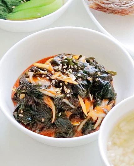 미역초무침 반찬