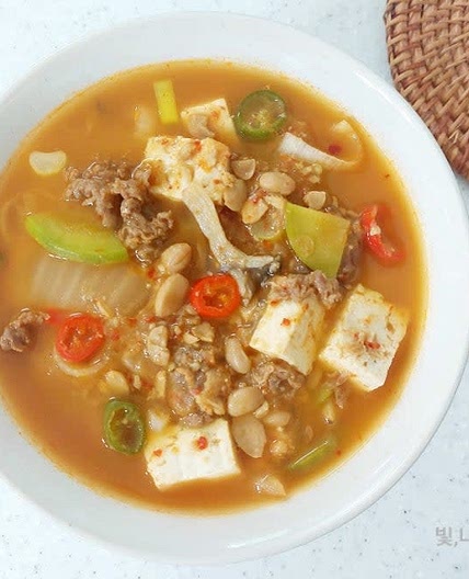 소고기 청국장 끓이는법 김치 소고기 청국장 레시피