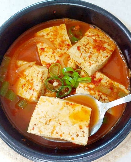 새우젓 두부찌개 만드는법 얼큰 두부찌개 레시피