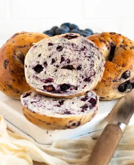 Blueberry bagels 