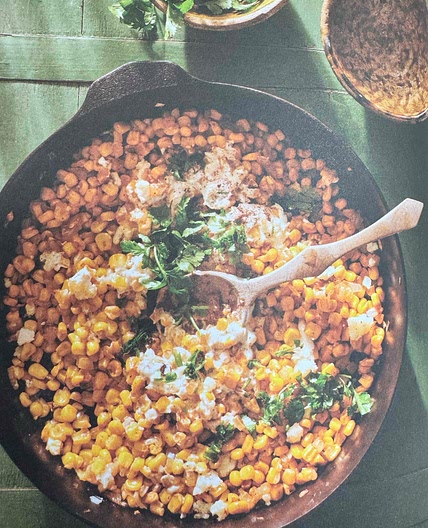 Cast Iron Spicy Street Corn