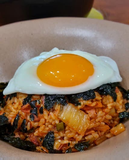 베이컨 김치볶음밥 계란국 만들기 간단한 요리 김치볶음밥 꿀팁