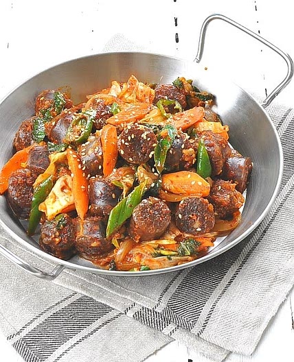 순대볶음