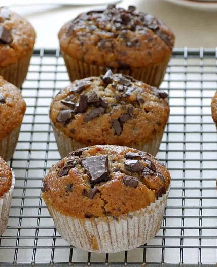 D'licious Pecan Chocolate Chip Muffins