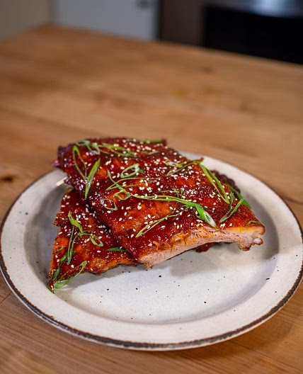 Gochujang Glazed Ribs