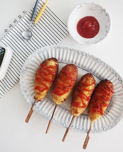 밥도그 레시피
