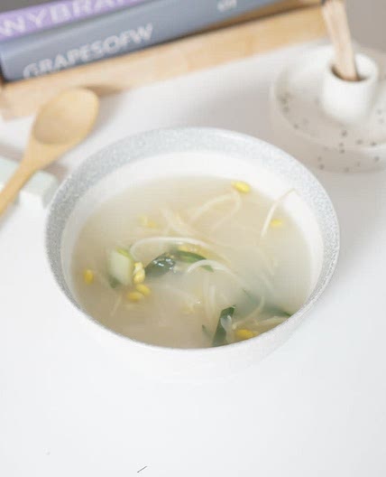 사골국물요리 맑은 간단한 콩나물국 끓이는법