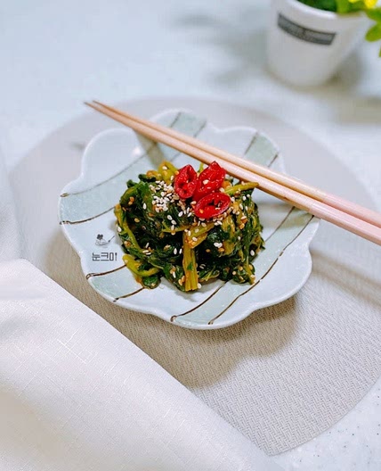 비빔밥 재료로도 딱!  유채나물무침 만드는 법
