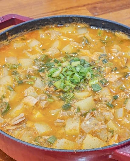 참치감자짜글이 레시피 밥도둑 고추장짜글이 만들기
