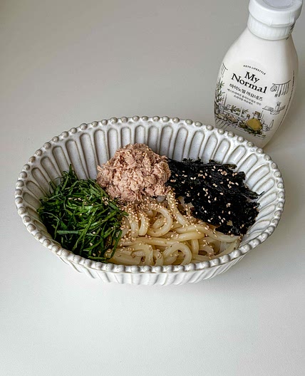 저칼로리 비빔참치우동