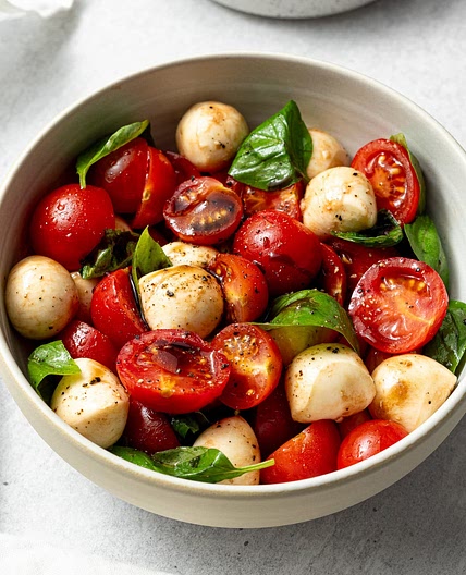 Cherry Tomato Caprese Salad