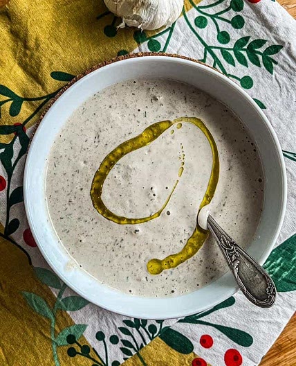 Authentic Greek Tahini Yogurt Sauce