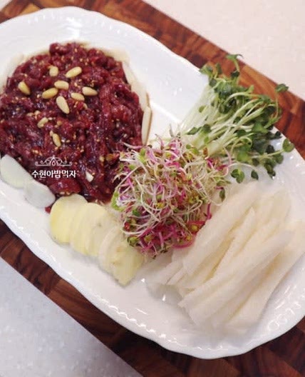 소고기 육회 육사시미 양념장까지 맛있게 만드는법