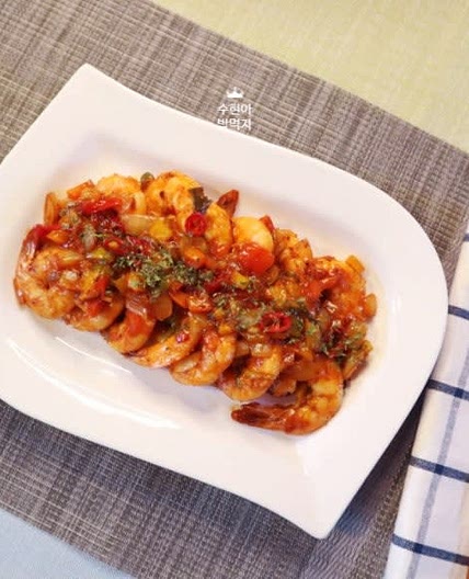 초간단 칠리새우 만들기