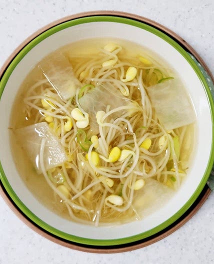 시원한 콩나물무국 끓이기 맑은 콩나물국 레시피