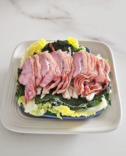 훈제오리 야채찜과 초간장 다이어트음식 추천
