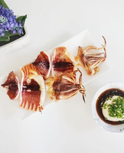 반건조오징어 청양간장마요소스 레시피