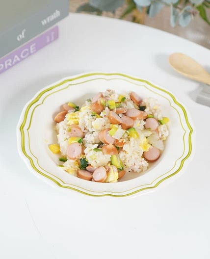 대파 야채 소세지볶음밥 레시피 한그릇으로 먹기