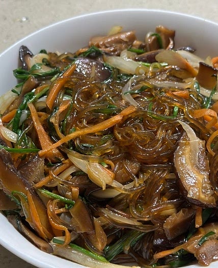 당면 삶지않고 바로 만드는 야채 잡채