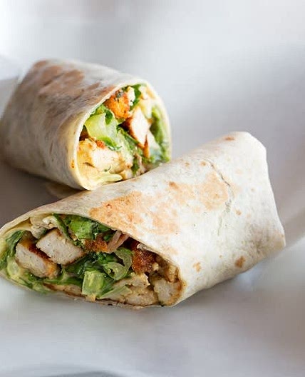Chicken ranch wrap