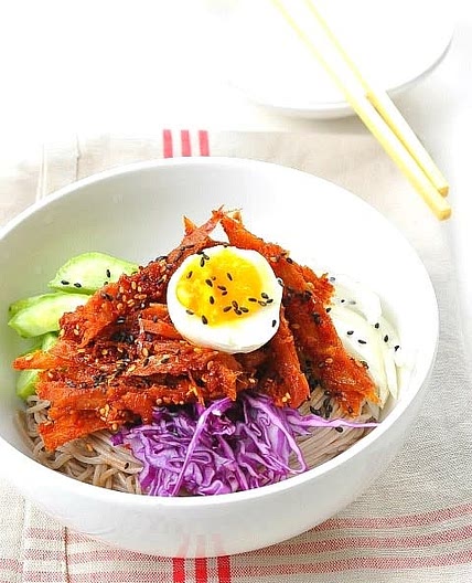 황태비빔국수