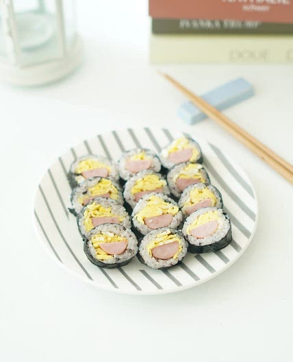 초간단김밥 소세지 햄김밥 계란김밥 만들기 겨울방학식단