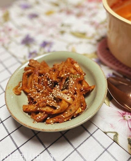 [도시락 반찬 메뉴] 빨간 오뎅볶음 얇고 쫄깃한 맛있는 어묵볶음