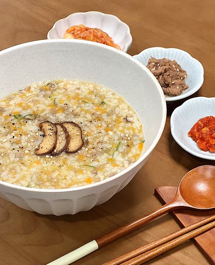 소고기야채죽 만드는법