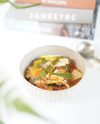 캔꽁치 통조림 꽁치김치찌개 맛있게 끓이는법