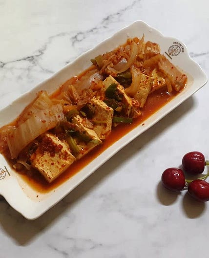 매콤하고 짭쪼름한 김치 두부찜 만들기