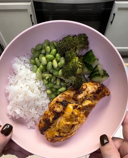 Bang bang chicken rice bowl