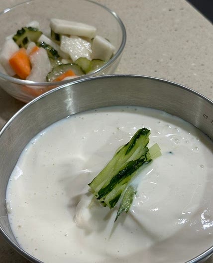 간단 국수 레시피 ; 두부 한모 콩국수 만들기