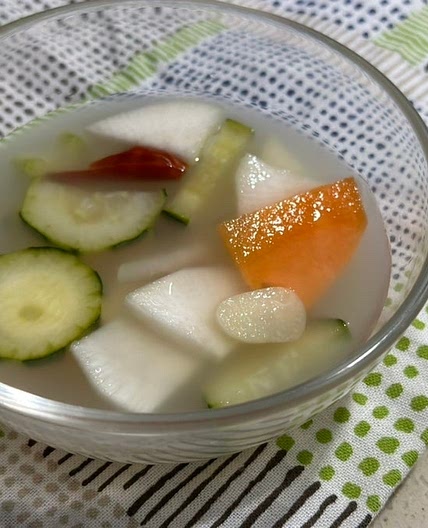 하루면 완성!! 쌀뜨물 물김치 만들기