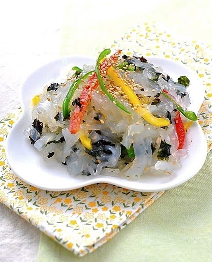 청포묵무침