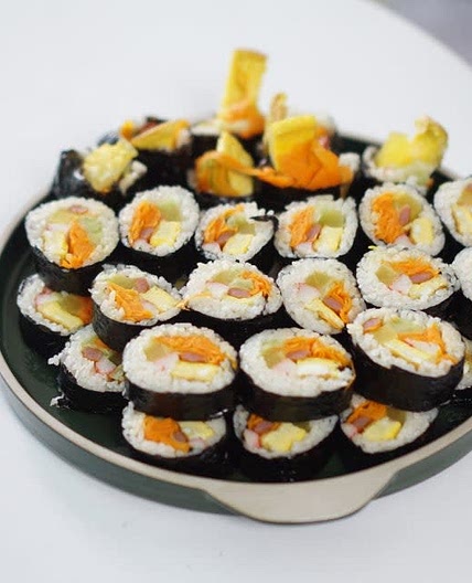 류수영 오이 김밥맛있게싸는법 오이절이기 속재료 이렇게~