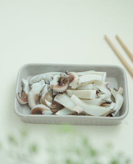 갑오징어 데치기 오징어 삶는법 숙회로 먹기