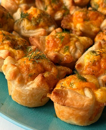 Cheese and Broccoli Tartlets 