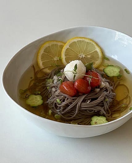 토마토 매실 냉소바