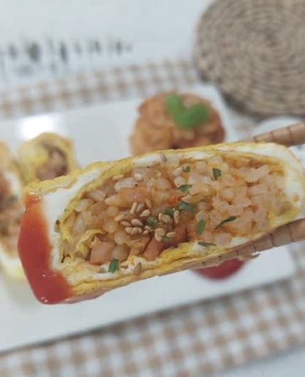 김치볶음밥 계란말이 레시피