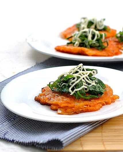 깻잎김치전