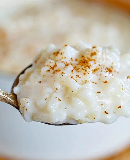 Vanilla bean rice pudding