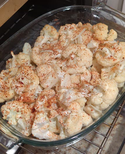Baked cauliflower