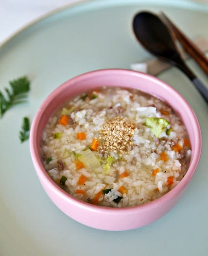 소고기야채죽 끓이는 법
